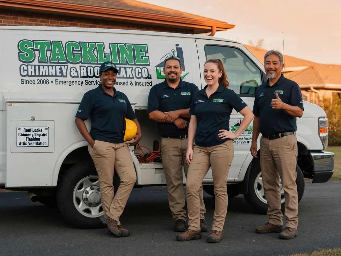 Chimney flashing repair company in Amherst, WI